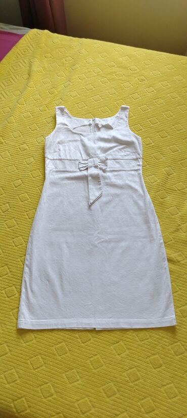 bele jakne sa krznom: Zara M (EU 38), color - White, Cocktail, Other sleeves