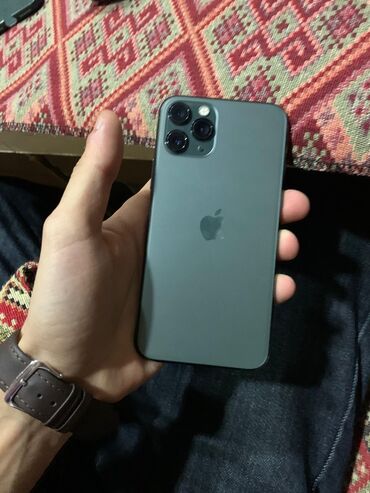 Apple iPhone: IPhone 11 Pro, 64 GB, Midnight, Face ID, Sənədlərlə