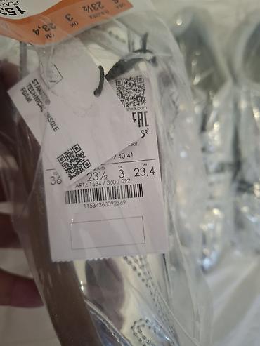 Qadın ayaqqabıları: Bershka, Ölçü: 36, rəng - Gümüşü, Yeni — 3