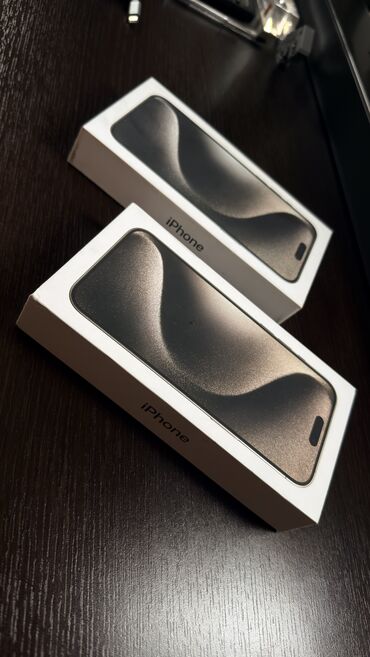 Apple iPhone: IPhone 15 Pro Max, Б/у, 256 ГБ, Natural Titanium, Защитное стекло, Чехол, Кабель, 88 % — 1