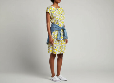 sukienki włoskie plus size: Organic Cotton, Sukienka damska, rozmiar S