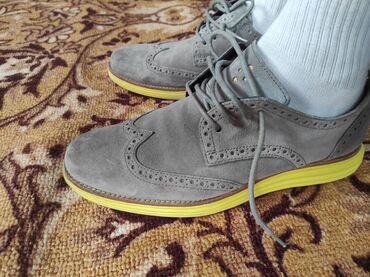б у ботинки: Замша, очень удобные, покупал за границей, название бренда cole haan