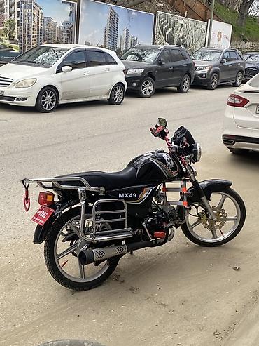 Motosikletlər: - MX49, 80 sm3, 2024 il — 1