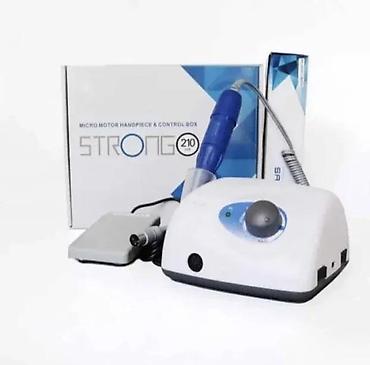 set za negu noktiju: ELEKTRIČNA TURPIJA PROFESIONALNA STRONG 210 / 65W / 35000 OB | — 2