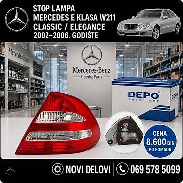 Stop svetla: TRECI ŠTOP MERCEDES E KLASA W211 02-09GOD | Treci stop mercedes e — 3