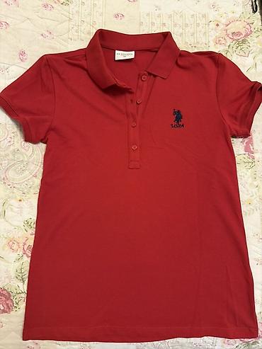 Polo köynəklər: ORİGİNAL USPA qadın polo köynək - Rəng: tünd qırmızı - Model: klassik — 1