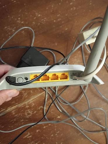 Modemlər və şəbəkə avadanlıqları: Wi-Fi Router TP-Link Modem. Modem Sumqayıtdadı. Tam Saz vəziyyətdədi — 5