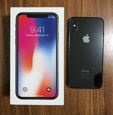 islenmis notebook satiram: IPhone X, 64 GB, Space Gray, Barmaq izi, Face ID