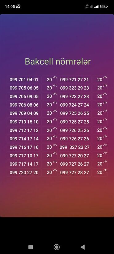 Elektronika: 099-055 cin - BAKCELL nomrler yazib sifairş ede bilersiz 🔷Çatdırılma