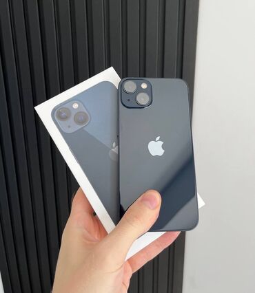 Apple iPhone: IPhone 13, 128 GB, Midnight, Zəmanət, Kredit, Simsiz şarj