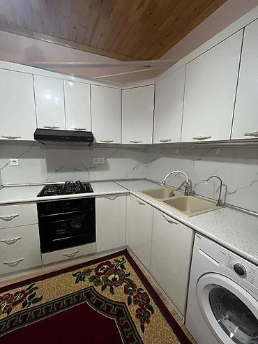 metbex sobasi: Ağ rəngdə L formalı mətbəx mebeli dəsti teze - Parlaq ağ fasadlar — 2
