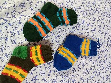 Носки и белье: Вязаные носки ручной вязки: женские, мужские, подростковые, детские — 1