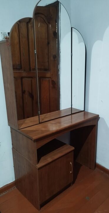 Спальные гарнитуры: Спальный гарнитур, Шкаф, Трюмо, Двуспальная кровать, Белоруссия, Дерево — 4