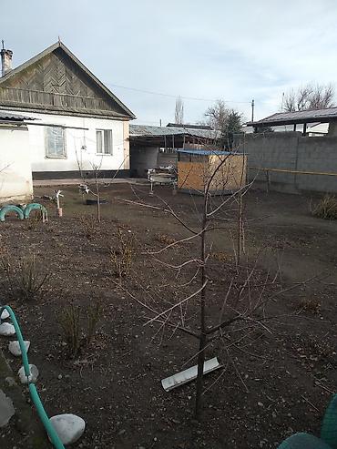Продаю дом в Токмоке район площади центр дом саманный сухой,три