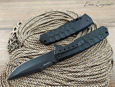 чехол а32: Складной нож Т-34 Black от НОКС, сталь AUS8, рукоять G10 Общая длина — 5