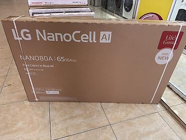 televizo: LG NanoCell AI NANO80A – 65" (164 sm) 4K Smart TV - Ekran: 65 düym — 1