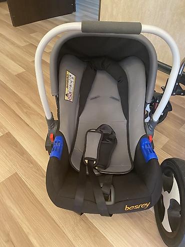 Modullu arabalar: Besrey 2-in-1 uşaq arabası + avtomobil beşiyi (travel system) - — 6