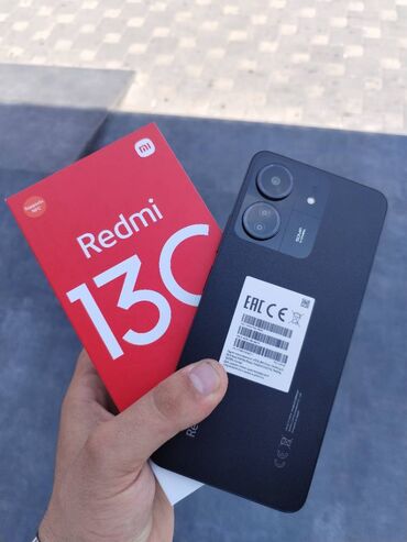 redmi 2: Xiaomi Redmi 13C, 256 GB, rəng - Qara, 
 Zəmanət, Sensor, Barmaq izi