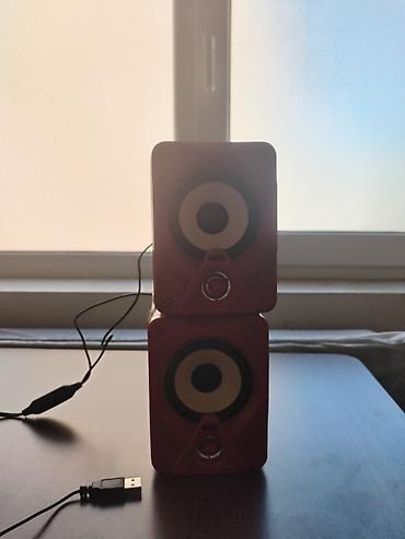 bluetooth стерео: USB gücləndirməli mini stolüstü akustika (2 ədəd) - Brend: Ufo (ön — 1