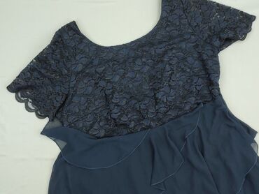 srebrne bolerko do sukienki na wesele: Women`s dress, size 4XL (EU 48)