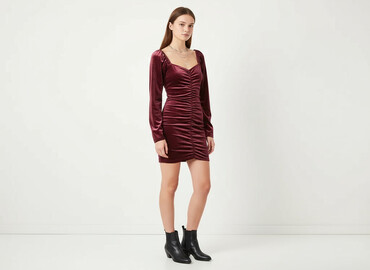 sukienka welurowa mohito: Sinsay, Women`s dress, size 2XS