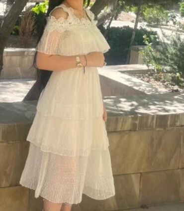 ağ donlar instagram: Ziyafət donu, Midi, Zara, L (EU 40)