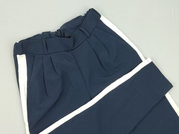 spodnie woskowane beż: Material trousers for women, size XL (EU 42)