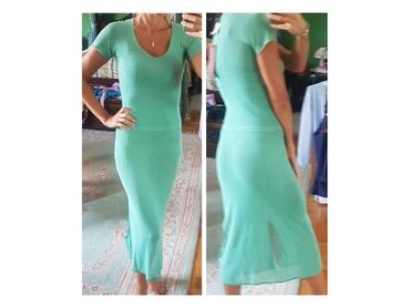 dugacke letnje haljine: Max Mara S (EU 36), color - Green, Short sleeves