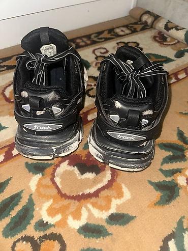 balenciaga runner: Кроссовки Balenciaga Track, цвет черный. - Модель: Track (логотипы — 2