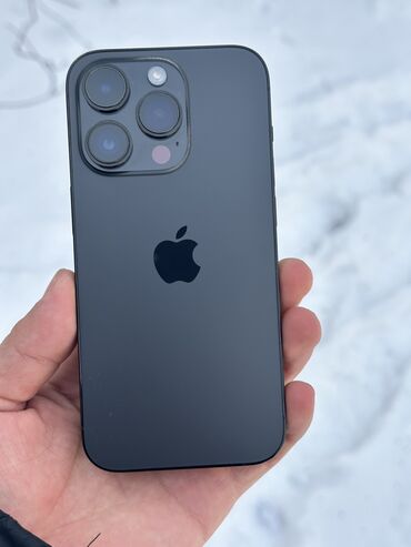 айфое 5: IPhone 14 Pro, Б/у, 256 ГБ, Black Titanium, Зарядное устройство, Защитное стекло, Чехол, 80 %