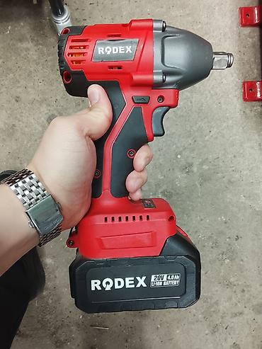 Аккумуляторный ударный гайковерт RODEX. Основные характеристики: -