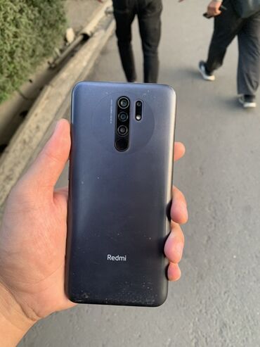 большой телефон: Redmi, Redmi 9, түсү - Боз