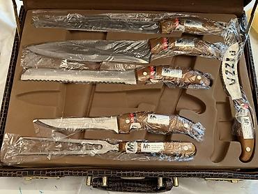 bıçag: Millerhaus “Royal Series” 25 hissəli bıçaq dəsti – timsah naxışlı dəri — 2