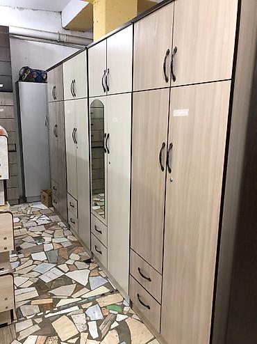 Спальные гарнитуры: Спальный гарнитур, Б/у, Двухъярусная кровать, Шкаф, Комод, Самовывоз, цвет - Бежевый — 6