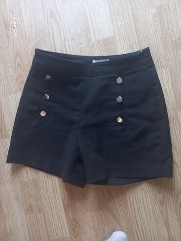 pantalone strechbr: XS (EU 34), color - Black, Single-colored