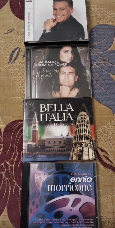 Книги, журналы, CD, DVD: CD диски лицензированные из Европы. Ennio Morricone, Bella Italia, Al