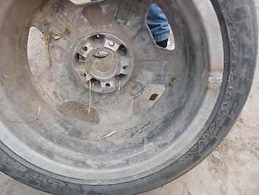 меняю диски 17: Литой диск с шиной Pirelli - Диск: легкосплавный, 5-спицевый — 1