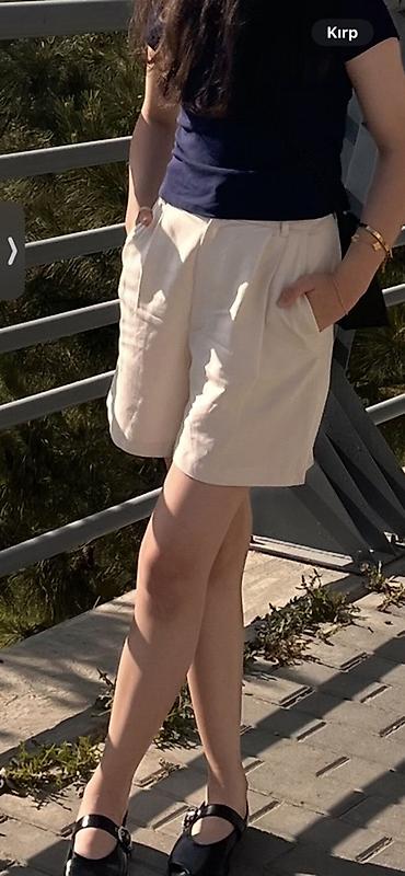 Şortlar: Şort, Zara, XS, rəng - Bej — 1