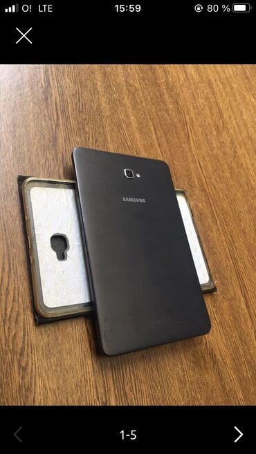 планшет samsung tab: Samsung A7, Б/у, 16 ГБ, цвет - Серый, 1 SIM
