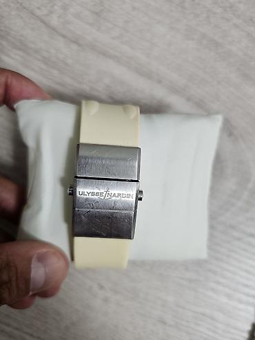 saat gumuş: Ulysse Nardin kişi qol saatı - Korpus: paslanmayan polad, parlaq — 5