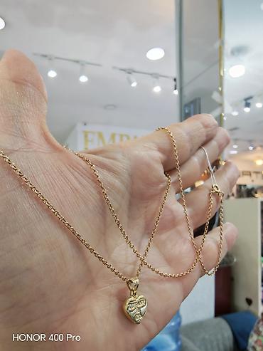 Aksesuarlar: Boyunbağı, Tiffany, Sarı qızıl, 585 Əyar, 2 g — 3