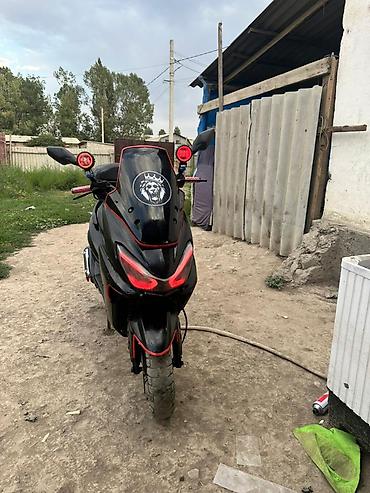 kugoo kirin m5 pro: Скутер городской, тюнингованный, черный с красными акцентами — 2