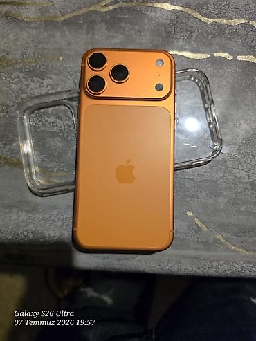 iphone 17 plus: IPhone 17 Pro Max, 256 GB, Narıncı, Barmaq izi, Face ID — 4