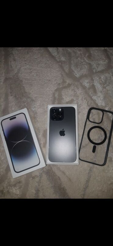 сетевое оборудование: IPhone 14 Pro Max, Б/у, 256 ГБ, Черный, Коробка, 85 %
