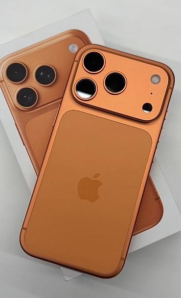 iphone 10plus: IPhone 17 Pro Max, Б/у, 256 ГБ, Оранжевый, Коробка, 99 % — 1