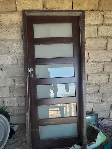 Qonaq otağı üçün İşlənmiş Otaq qapısı 90x205 sm Ödənişli çatdırılma
