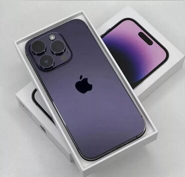 Apple iPhone: IPhone 14 Pro Max, 256 ГБ, Deep Purple, Отпечаток пальца, Face ID