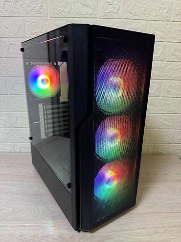 ситемный блок: Корпус ПК, Новый, ATX, цвет - Черный — 8