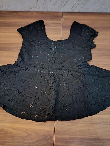 Qara krujeva bluz/korset üstü - Rəng: qara - Material: nazik krujeva