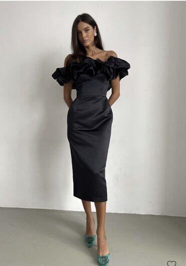 вечернее длинное платье черного цвета: Повседневное платье, S (EU 36)
